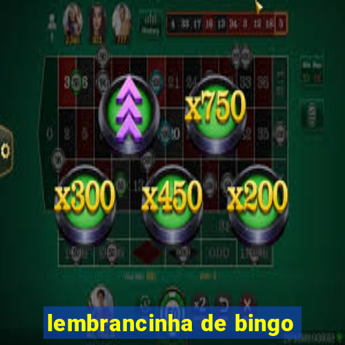 lembrancinha de bingo